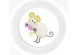 Cute Mouse - Car Tax Disc Permit Window Holder - Reusable