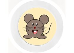 Happy Mouse - Car Tax Disc Permit Window Holder - Reusable