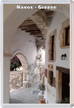 Naxos - Greece - Jumbo Fridge Magnet Souvenir Gift Present 20G4