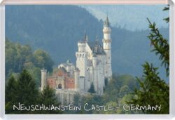 Neuschwanstein Castle - Germany- Jumbo Fridge Magnet/Magnets Souvenir Gift Present 16G1