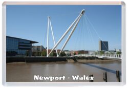 Newport - Gwent - Wales - Jumbo Fridge Magnet Souvenir Gift Present 20W3