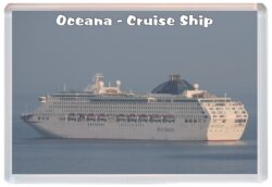 Oceana - Cruise Ship - Jumbo Fridge Magnet Souvenir Gift Present