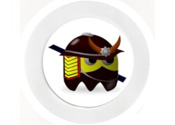 Samurai Pacman - Car Tax Disc Permit Window Holder - Reusable