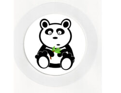 Confused Panda - Car Tax Disc Permit Window Holder - Reusable