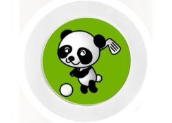 Golf Panda - Car Tax Disc Permit Window Holder - Reusable