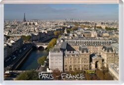 Paris - France - Jumbo Fridge Magnet Souvenir Gift Present 16F1