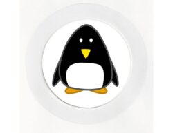 Penguin Dude - Car Tax Disc Permit Window Holder - Reusable