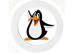 Singing Penguin - Car Tax Disc Permit Window Holder - Reusable