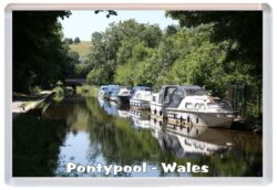 Pontypool - Wales - Jumbo Fridge Magnet Souvenir Gift Present 20W1