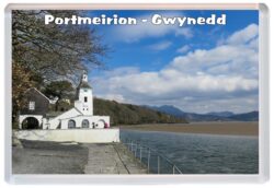 Portmeirion - Gwynedd - Wales - Jumbo Fridge Magnet Souvenir Gift Present 20W1