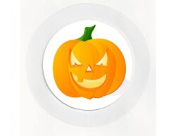 Pumpkin - Car Tax Disc Permit Window Holder - Reusable
