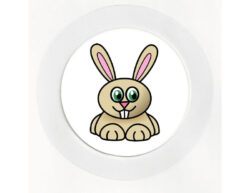 Rabbit Dude - Car Tax Disc Permit Window Holder - Reusable
