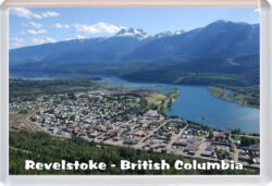 Revelstoke - British Columbia - Canada - Jumbo Fridge Magnet Souvenir Gift Present 20C1
