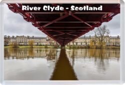 River Clyde - Scotland - Jumbo Fridge Magnet Souvenir Gift Present 20S1
