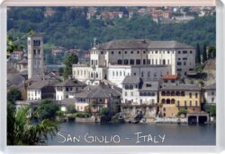San Giulio - Italy - Jumbo Fridge Magnet Souvenir Gift Present 16I1