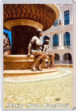 Skopje - North Macedonia - Jumbo Fridge Magnet Souvenir Gift Present 20NM4