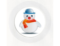 Snowman - Car Tax Disc Permit Window Holder - Reusable