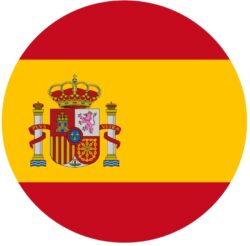 Spain Flag - TWO PACK - Car Bumper Laptop Window Decal Sticker