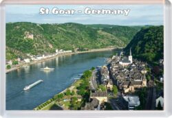 St Goar - The Rhine - Germany - Jumbo Fridge Magnet Souvenir Gift Present 20G1