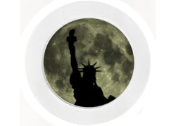 Statue of Liberty - Car Tax Disc Permit Window Holder - Reusable