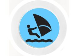 Surfer - Car Tax Disc Permit Window Holder - Reusable