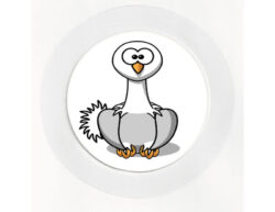 Funny Swan - Car Tax Disc Permit Window Holder - Reusable
