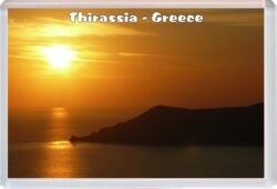 Thirassia - Greece - Jumbo Fridge Magnet Souvenir Gift Present 20G1