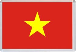 Vietnam Flag - Jumbo Fridge Magnet Souvenir Gift Present 20V1