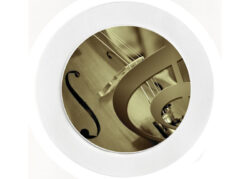 Violin - Car Tax Disc Permit Window Holder - Reusable
