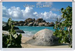 Virgin Islands - Caribbean - Jumbo Fridge Magnet Souvenir Gift Present 16C1