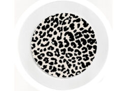 White Leopard Print - Car Tax Disc Permit Window Holder - Reusable