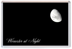 Worcester at Night - Jumbo Fridge Magnet Souvenir Gift Present