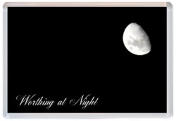 Worthing at Night - Jumbo Fridge Magnet Souvenir Gift Present