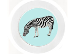 Zebra - Car Tax Disc Permit Window Holder - Reusable