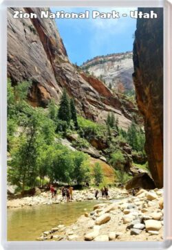 Zion National Park - Utah - USA - Jumbo Fridge Magnet Souvenir Gift Present 20US2