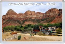 Zion National Park - Utah - USA - Jumbo Fridge Magnet Souvenir Gift Present 20US3