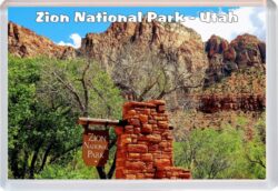 Zion National Park - Utah - USA - Jumbo Fridge Magnet Souvenir Gift Present 20US4