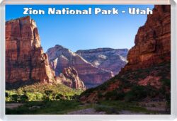 Zion National Park - Utah - USA - Jumbo Fridge Magnet Souvenir Gift Present 20US5