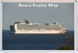 Azura - Cruise Ship - Weymouth - Jumbo Fridge Magnet Souvenir Gift Present