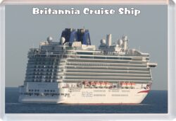 Britannia - Cruise Ship - Weymouth - Jumbo Fridge Magnet Souvenir Gift Present