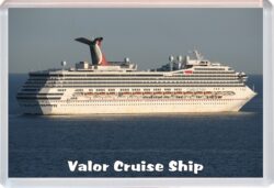 Valor - Cruise Ship - Weymouth - Jumbo Fridge Magnet Souvenir Gift Present