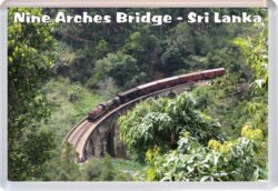 Nine Arches Bridge - Sri Lanka - Jumbo Fridge Magnet Souvenir Gift Present 20J1
