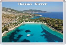 Thassos / Thasos - Greece - Jumbo Fridge Magnet Souvenir Gift Present 20J2