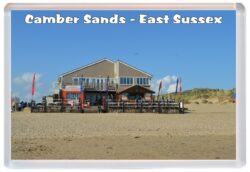 Camber Sands - East Sussex - Jumbo Fridge Magnet Souvenir Gift Present 20A1