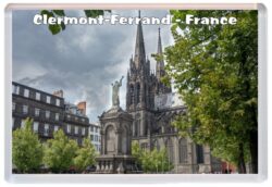 Clermont-Ferrand - France - Jumbo Fridge Magnet Souvenir Gift Present 20A1