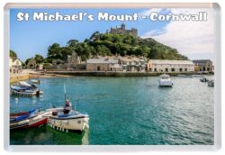 St Michael's Mount - Cornwall - Jumbo Fridge Magnet Souvenir Gift Present 20A3