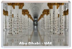 Abu Dhabi - UAE - Jumbo Fridge Magnet Souvenir Gift Present 20A5