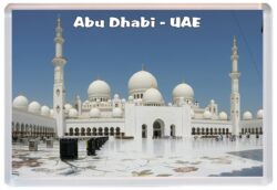 Abu Dhabi - UAE - Jumbo Fridge Magnet Souvenir Gift Present 20A6