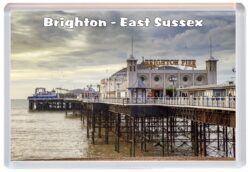 Brighton Pier - East Sussex - Jumbo Fridge Magnet Souvenir Gift Present 20A7