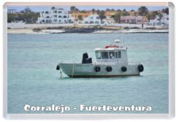 Corralejo - Fuerteventura - Spain - Jumbo Fridge Magnet Souvenir Gift Present 20A4